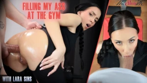 Lara Sins - Filling My Ass At The Gym - Lara Sins