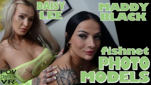 Daisy Lee And Maddy Black: Fishnet Photo Models - Daisy Lee & Maddy Black