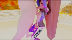 Overwatch - D.va facefucked (A XXX Parody) - 