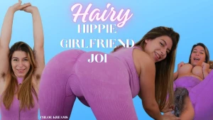 Hairy Hippie Girlfriend JOI - Chloe Kreams