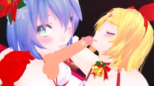 Vocaloids - Xmas Special Present (A XXX Parody) - hatsune miku & rin