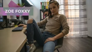 Zoe Foxxy - Office romance with a horny coworker - Zoe Foxxy