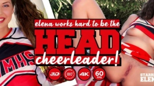 Elena Works Hard To Become The Head Cheerleader - Elena Koshka