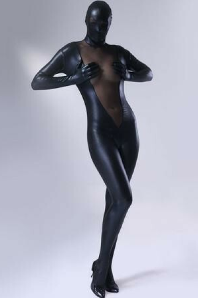 Black Zentai Pornstar