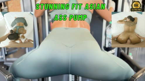 Stunning Fit Asian Ass Pump - Cherry Lee