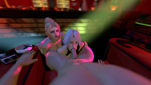 Christie and Rachel in Wild Feline Taming Parody